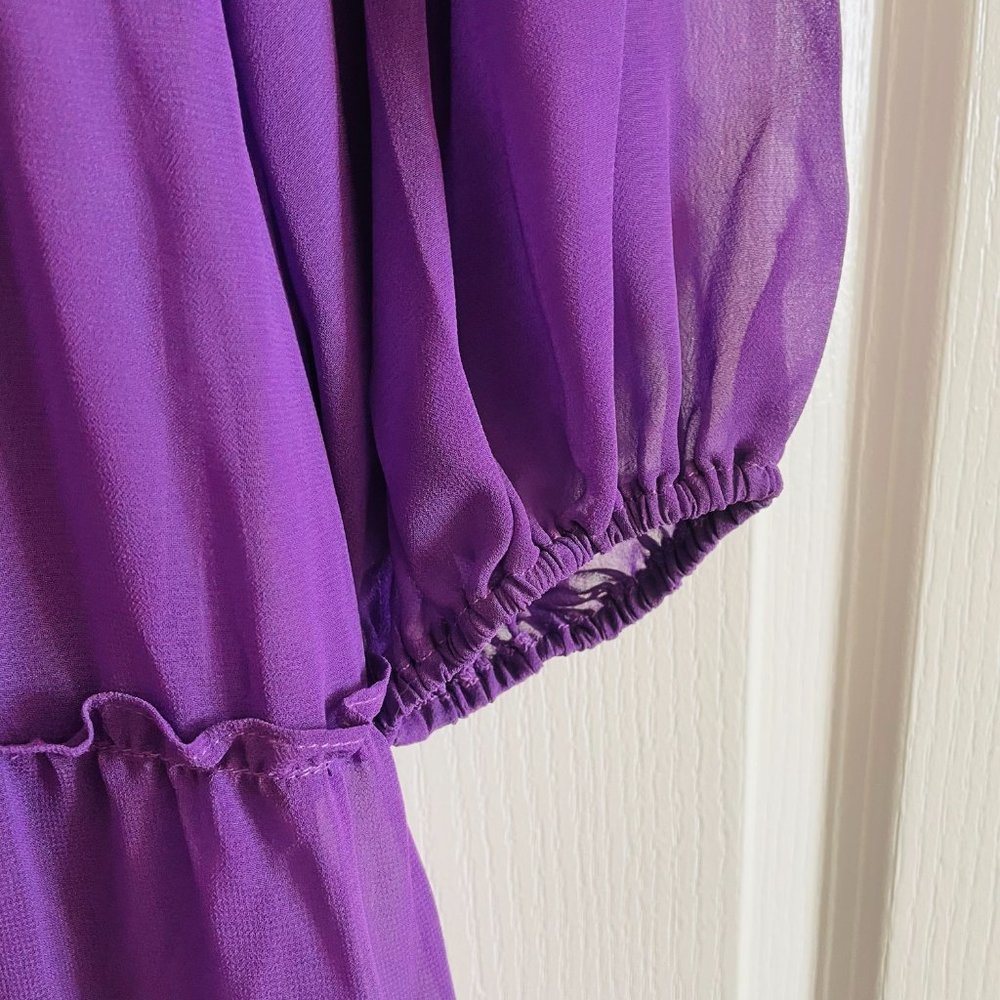 Vintage American Glamour Badgley Mishka Tiered Beaded Dress Collectible Size XL - Picture 3 of 11